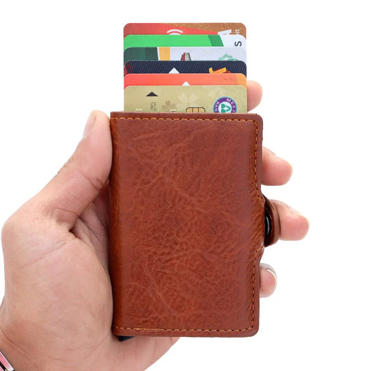 Pop up card holder wallet